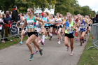 Womens under-17s 3 stage road relay, 2017 ERRA 6 and 4 Stage and Junior Relays. Photo:  David T. Hewitson/Sports for All Pics